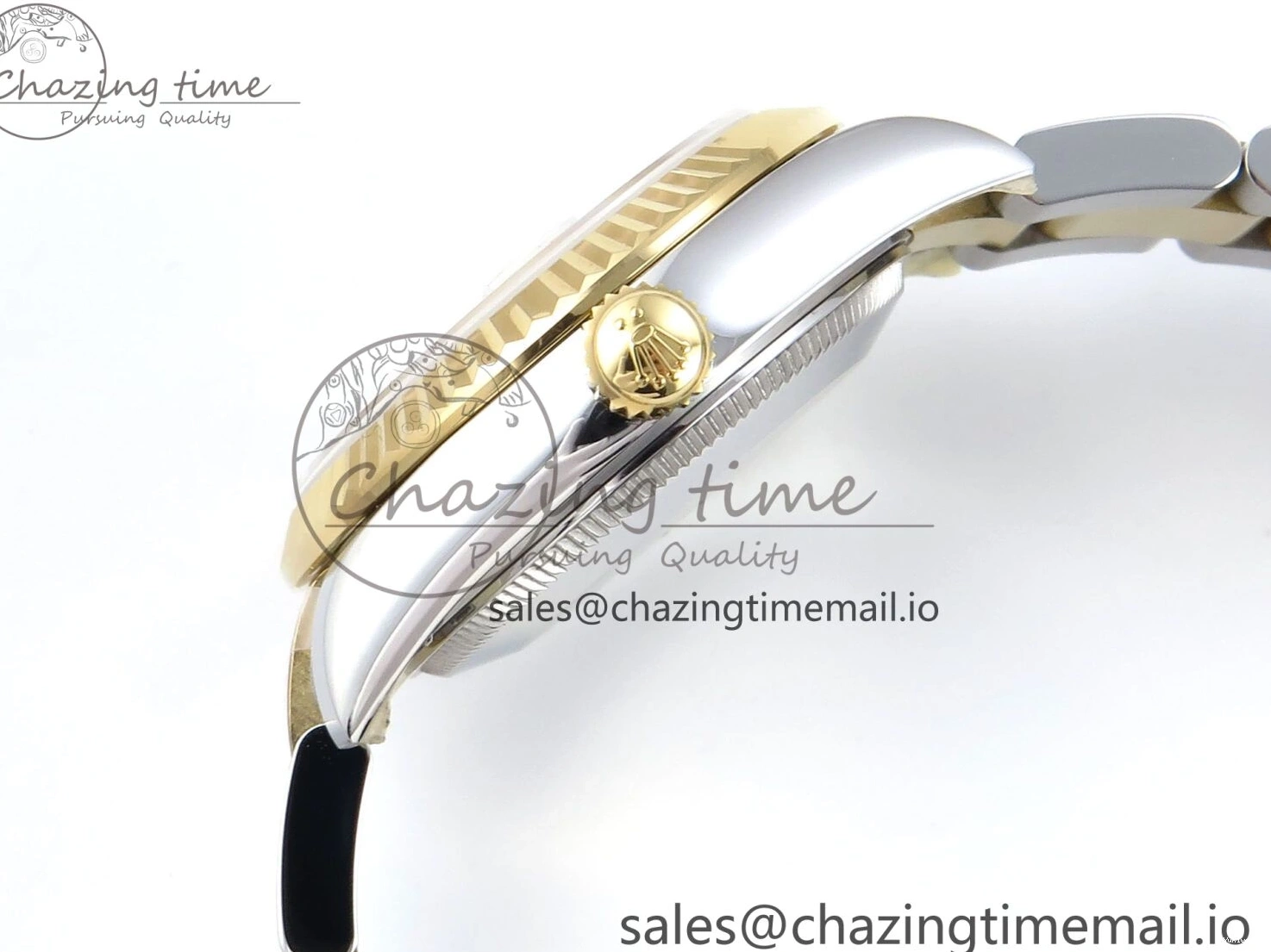 White ARF SS 904L MOP YG Best DateJust 1:1 Oyster ETA Steel 278273 Edition Bracelet 31 2688 on Dial 0110